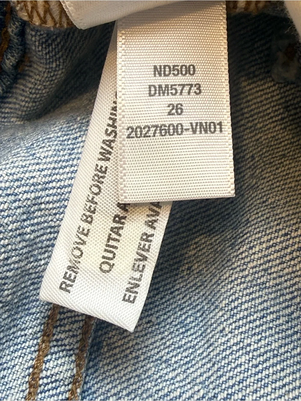 Madewell Jeans Perfect Vintage Straight Jean Light Wash Distress Raw Hem Size 26